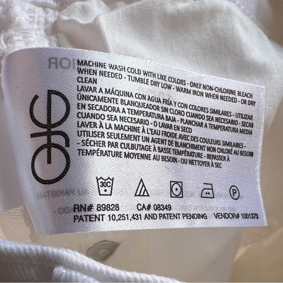 Ella Moss White High Rise Slim Straight Ankle Jeans Size 10/30 - Picture 11 of 12